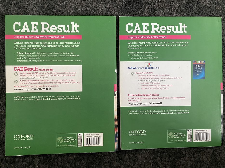 CAE Results, Oxford University Press
