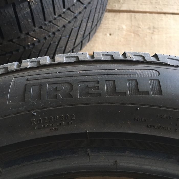 225/55/19 PIRELLI 2бр. 5-5.5 мм