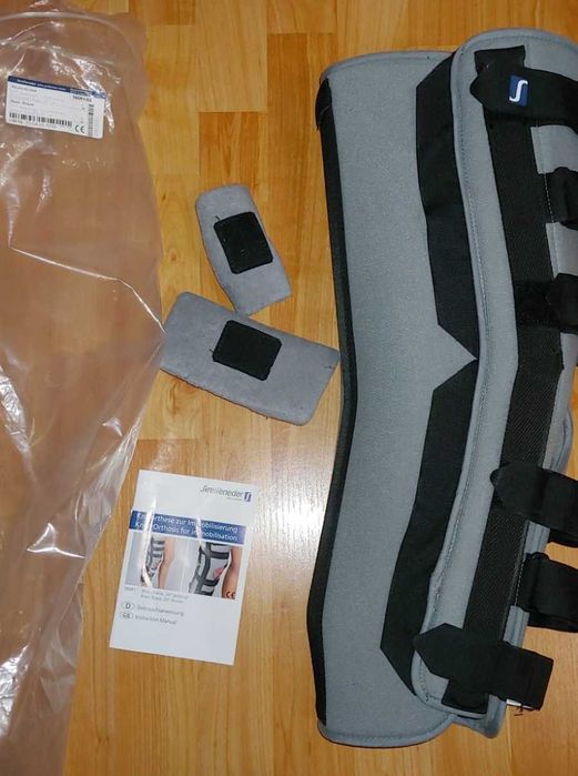 Orteza atela picior genunche, reglaje, noua (marime L/XL- 55 cm)