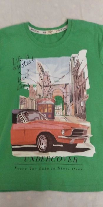 МНОГО залазени блузки и къси панталонки по 5лв! р-р 128-134