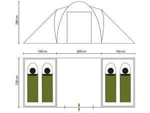 Палатка Skandika Hammerfest 4-местна