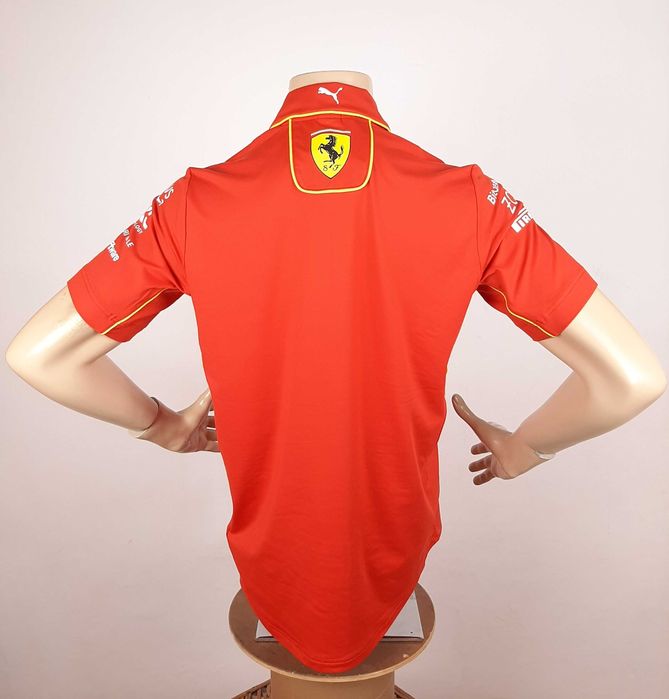Puma Scuderia Ferrari F1 Team Pro - Оригинална мъжка тениска с яка