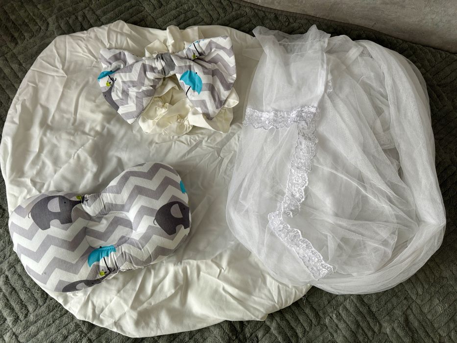 Бортики в кроватку с матрасом 75*75