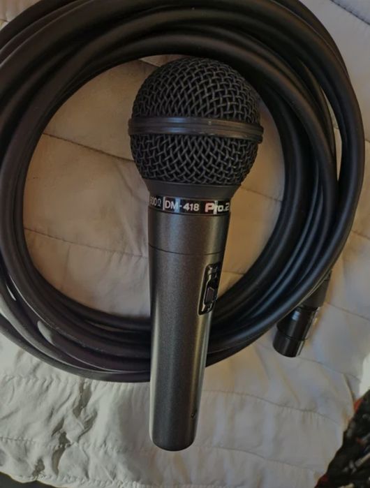 Microfon cu cablu 5m Jack 6.3 XLR DM418 Pro2
