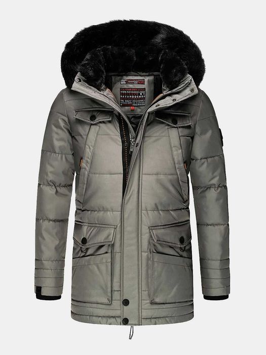 Куртки мужские больших размеров, зимняя куртка длинная Navahoo M-4XL