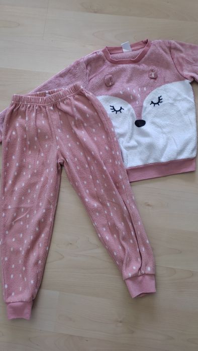 Плюшена пижама за момиче