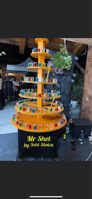 Corturi, masină fum, cabină foto