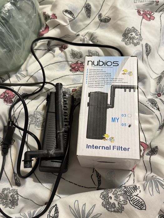 Incalzitoare acvariu si filtru aer pesti