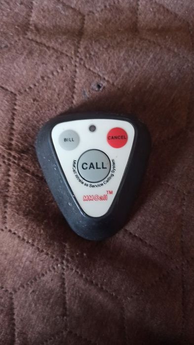 Pager fără fir, buton comanda