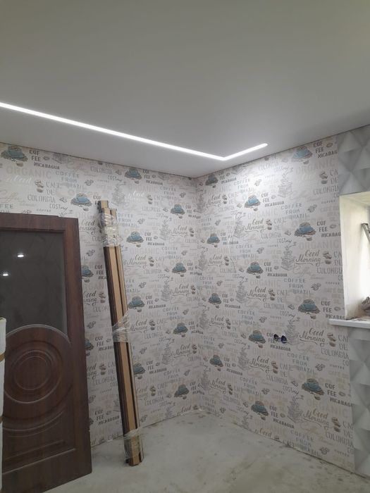 Ремонт квартир шпатлёвка, обои, галтели