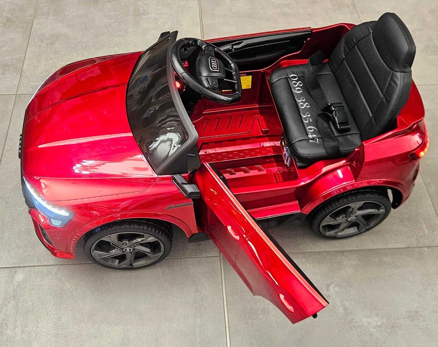 ПРОМОЦИЯ!НОВО!Акумулаторен джип Audi SQ8 RED с 12V батерия,меки гуми