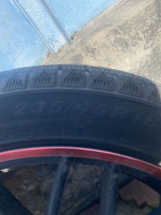 Диски с резиной на w220 r18