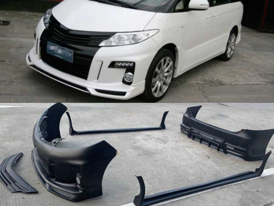 Обвес на Toyota Estima, Previa 50 тюнинг бампера, пороги, решетка