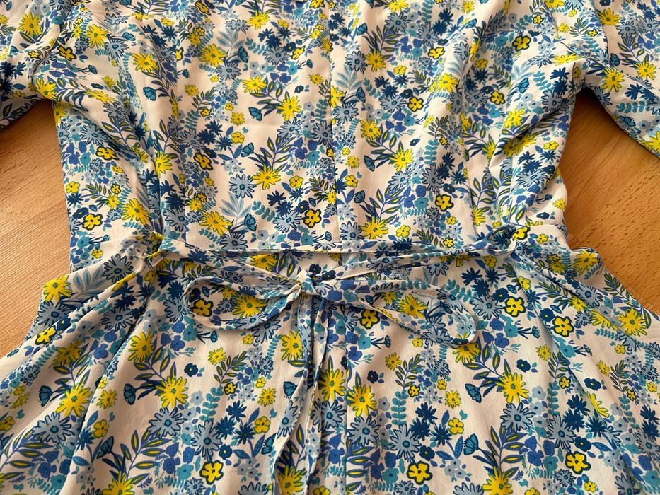 Rochie de vara Glamorous scurta, maneca lunga, florala 38 - 40