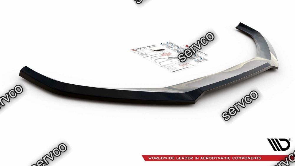 Prelungire splitter bara fata Audi A4 B9 2015-2019 v12 - Maxton Design