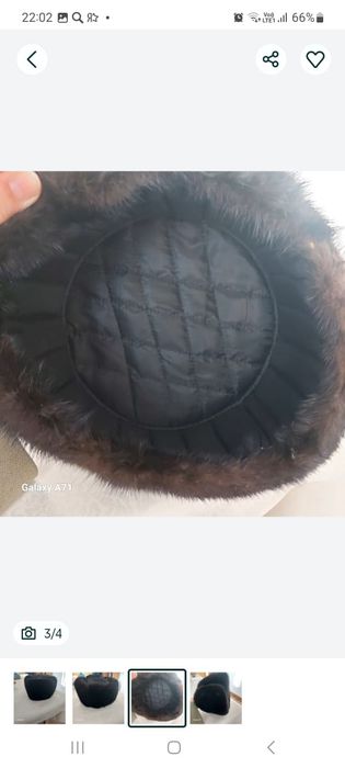 Норковая шапка продам