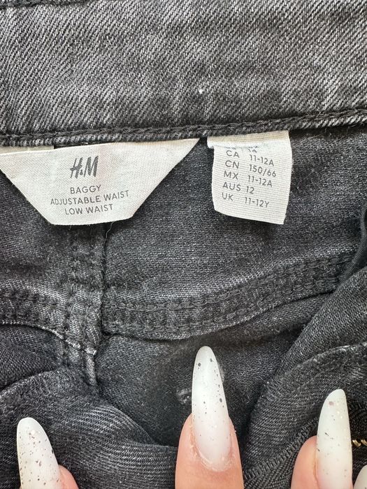 Blugi fete H&M, marimea 11-12 ani, pret 40 lei