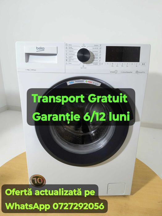 Masina de spalat rufe BEKO SLIM 7kg 1400rpm B198