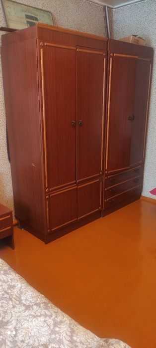 2 спальняя кровать 2 шкафа