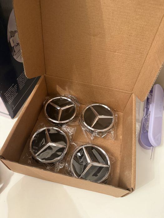 Колпачки на диски мерседес