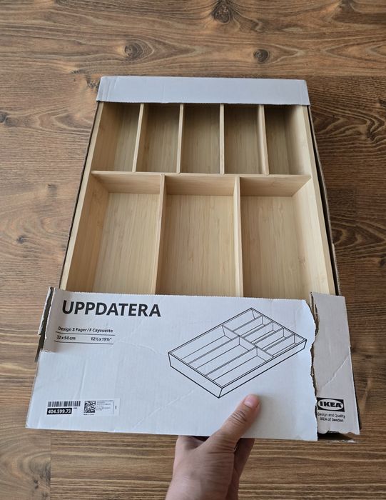 Tava tacamuri bambus IKEA - Noua!