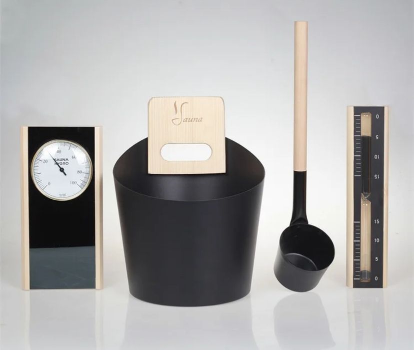 Аксессуары для сауны и бани,ушат, термометр