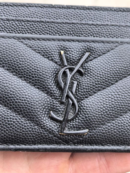 YSL Saint Laurent Cassandre Matelasse Cardholder