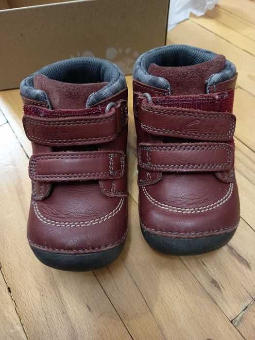 Бебешки Clarks, 21 кожени обувки, буйки за бебе