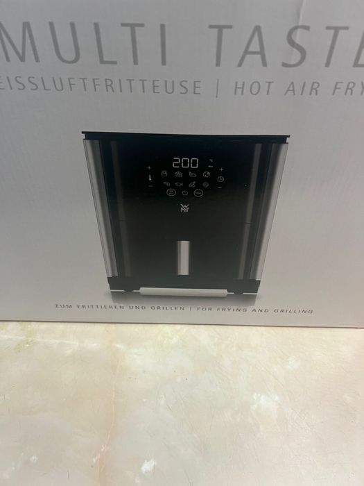 Friteuză cu aer cald WMF Multi Taste , 1kg, 1550W, negru-argintiu