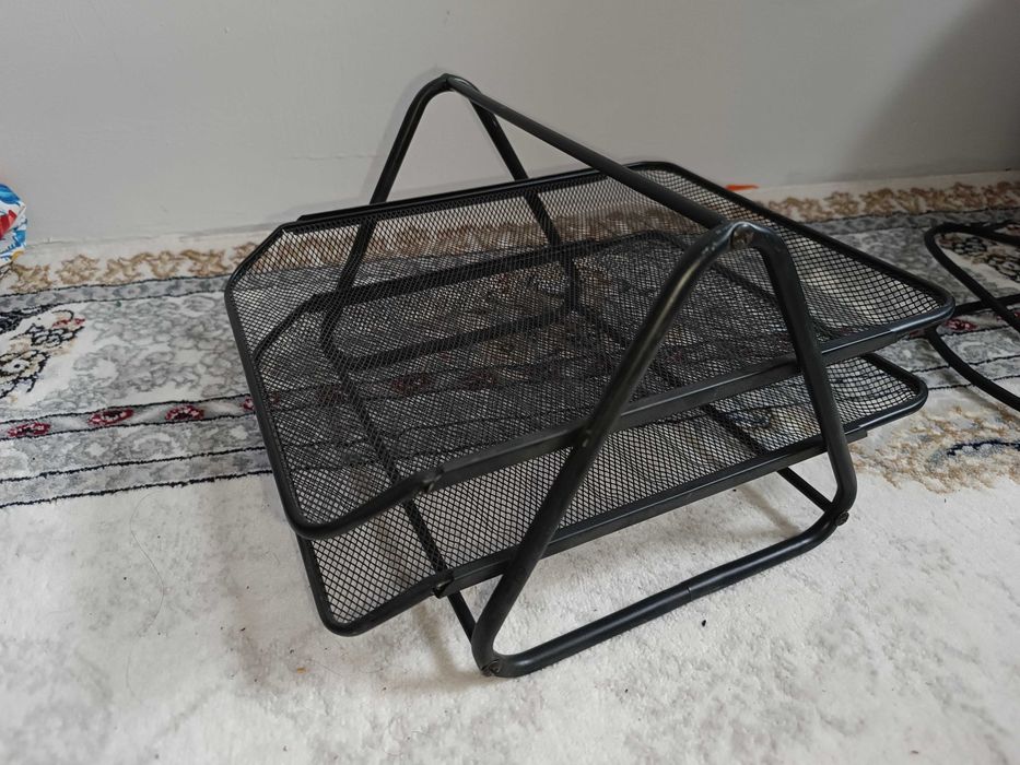 Лоток офисный для бумаг / Qog'ozlar uchun 2 qavatli ofis lagan