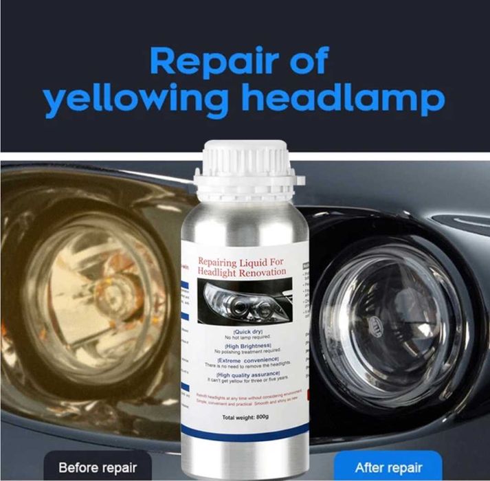 Течност за химическо полиране на фарове 800ml