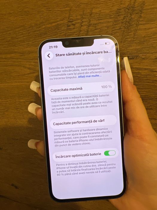 iPhone 14 128gb blue baterie 100%