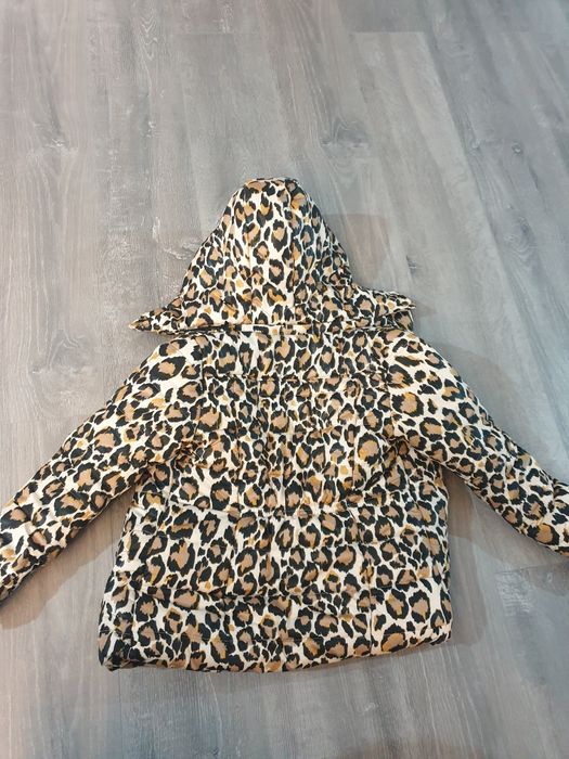 Geaca fetițe leopard
