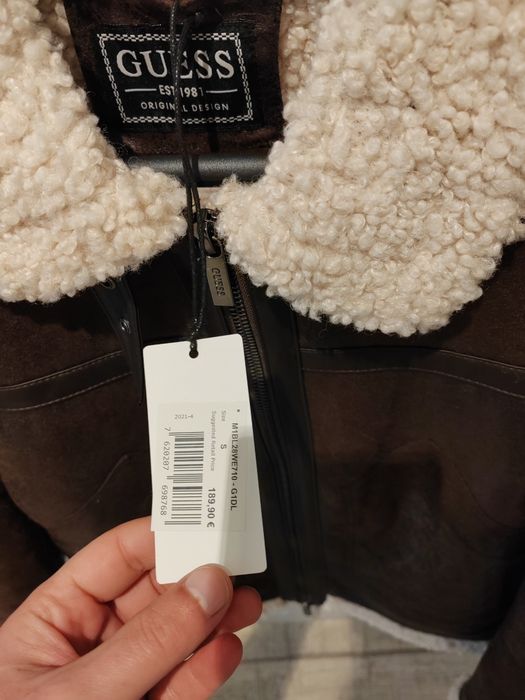 Geaca imitație piele Guess