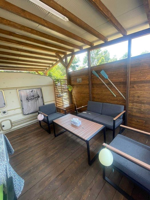 Мечтан морски дом на брега на морето/прекрасна каравана с навес-Китен/