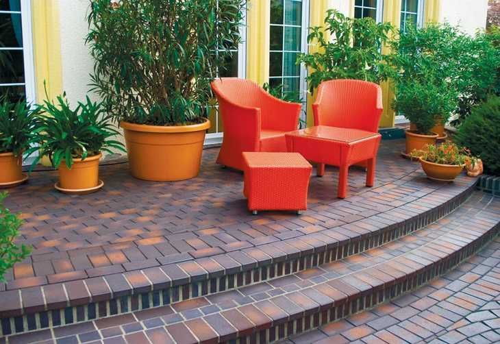 Ступени, подступенок, клинкерная, цокольная плитка