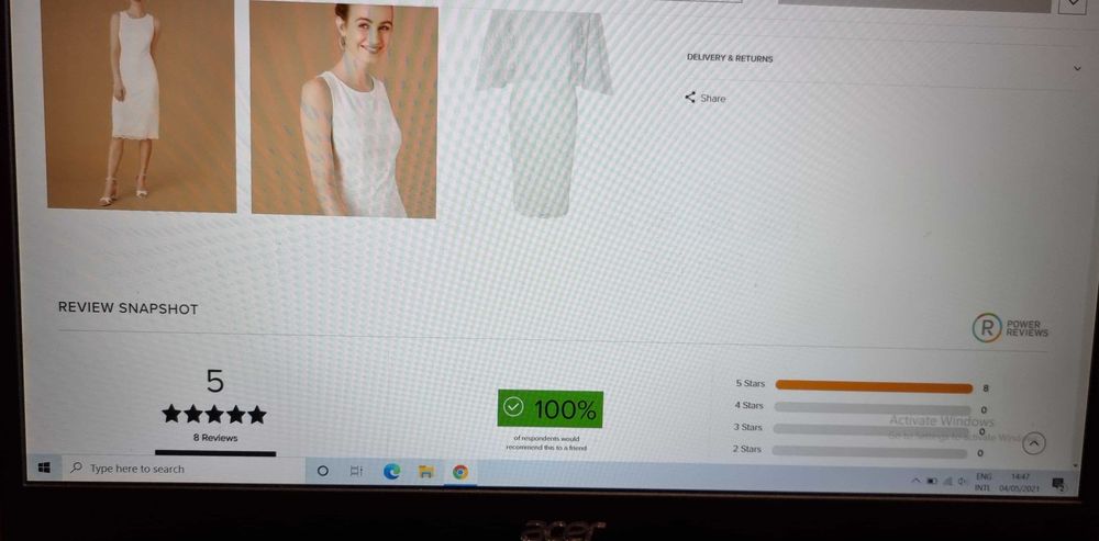 Сватбена рокля размер Л