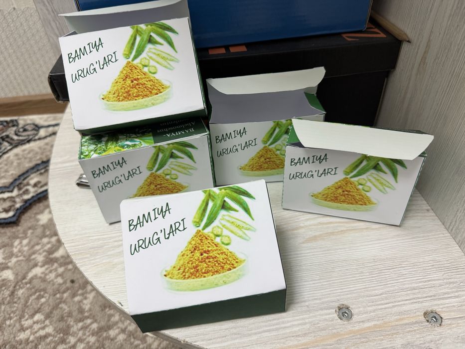 Bamiya oʻsimligini sifatli va ishonchli urugʻlari sotiladi