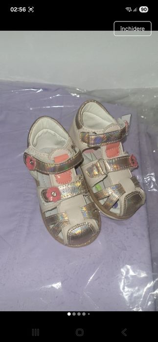 Sandale bebe fata marime 20 piele