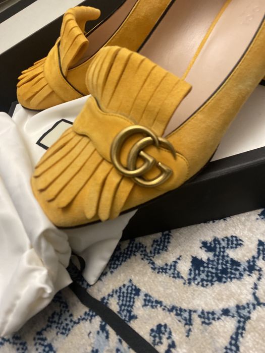 Pantofi gucci galbeni