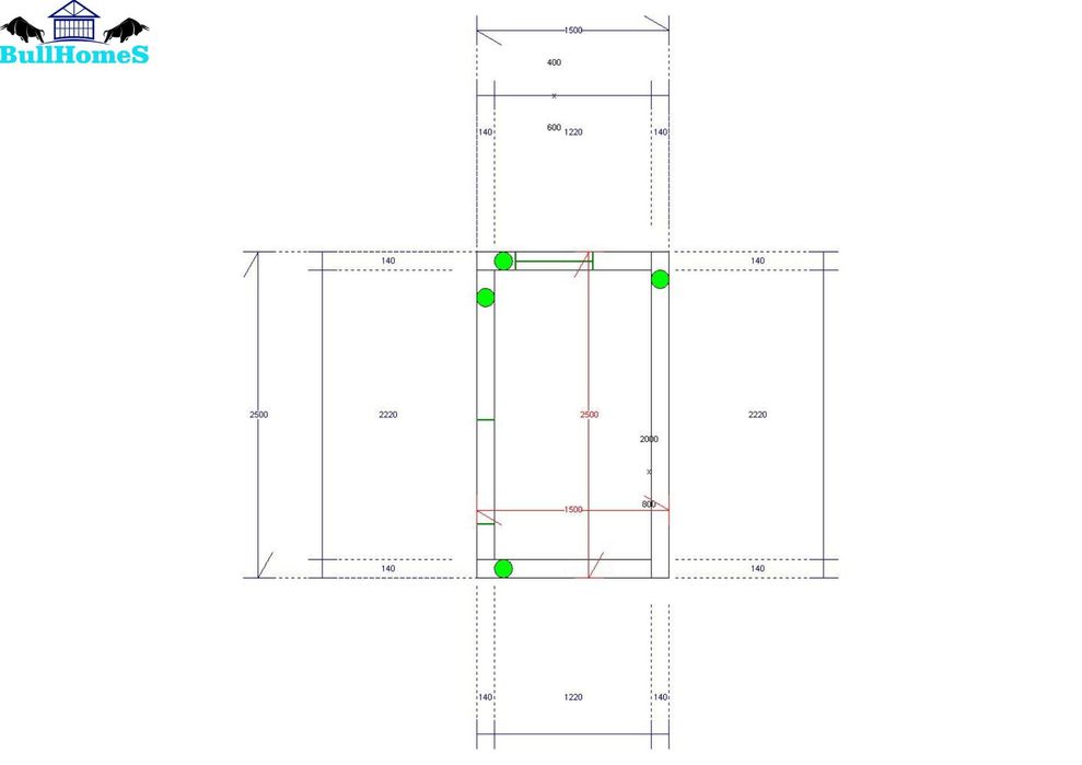Бунгала,Фургони,Контейнери - 3.75м²