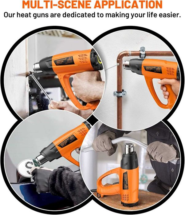 REDUS de la 260 ron, NOU * Suflanta Profesionala de aer cald, protectie ceramica, max 2000W , reglaj 60 - 600 gr,