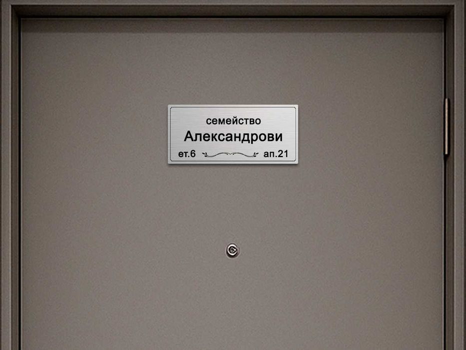 Табели за врата от АБС