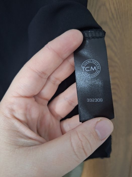 Bluza cu maneca scurta neagră, eleganta, marimea M