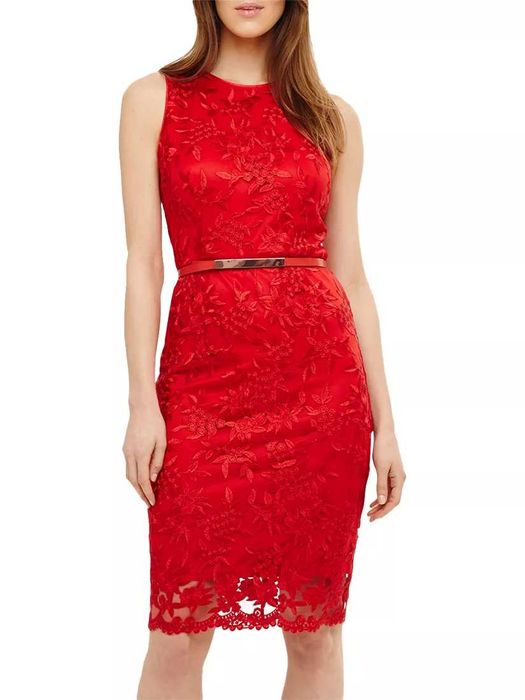 Rochie de ocazie broderie Phase Eight rosie marime 36 pret real199Euro