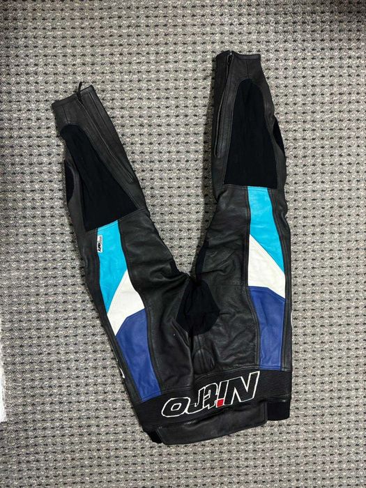 Pantaloni moto piele Nitro