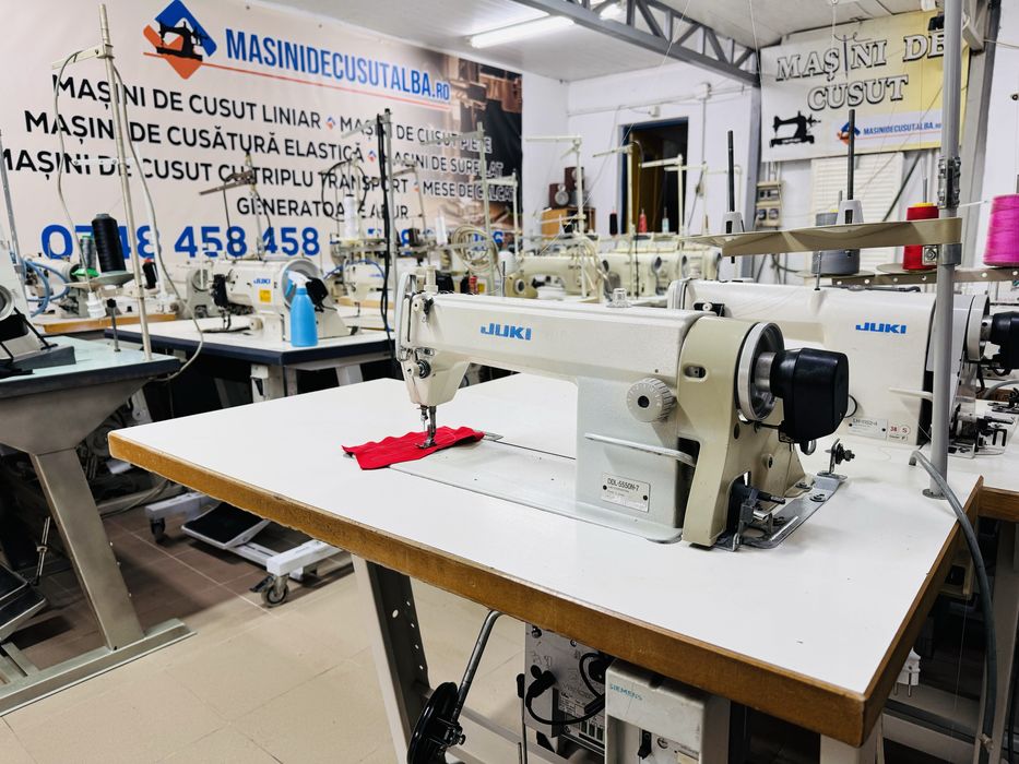 Masina de cusut liniar Juki automata cu taiere ata