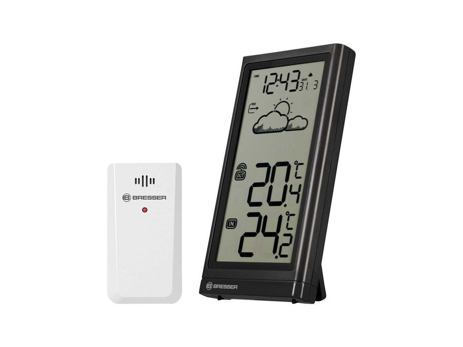 Statie meteo BRESSER cu semnal radio DCF masurare temperatura