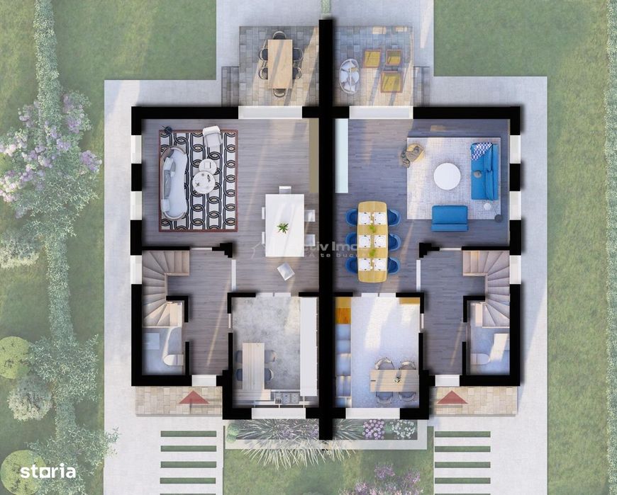 Duplex 4 camere-Buda-Pereti dublii tencuiti-Toate utilitatile-Incalzir