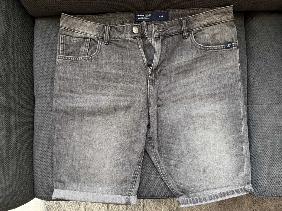 Нови къси дънки Tom Taylor Regular Fit размер 34